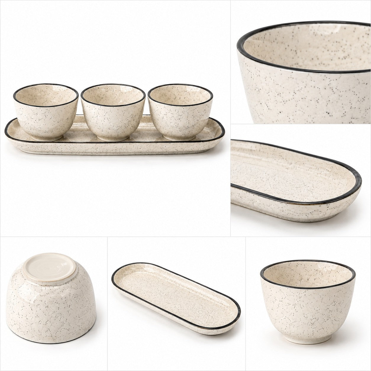 Conjunto para Servir Oxford Breeze em Cerâmica