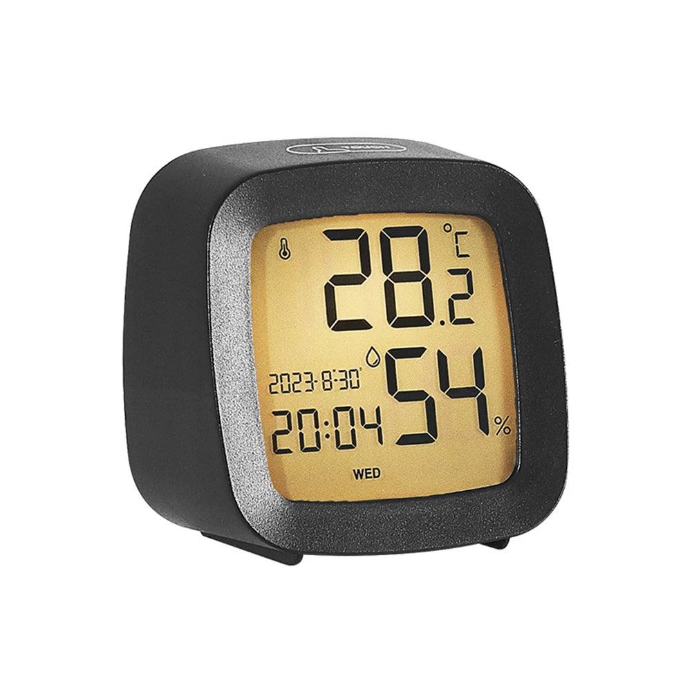 Relógio Despertador LED com Luz de Fundo Mup-0139-OutletMup-Preto tela Amarela-OutletMup