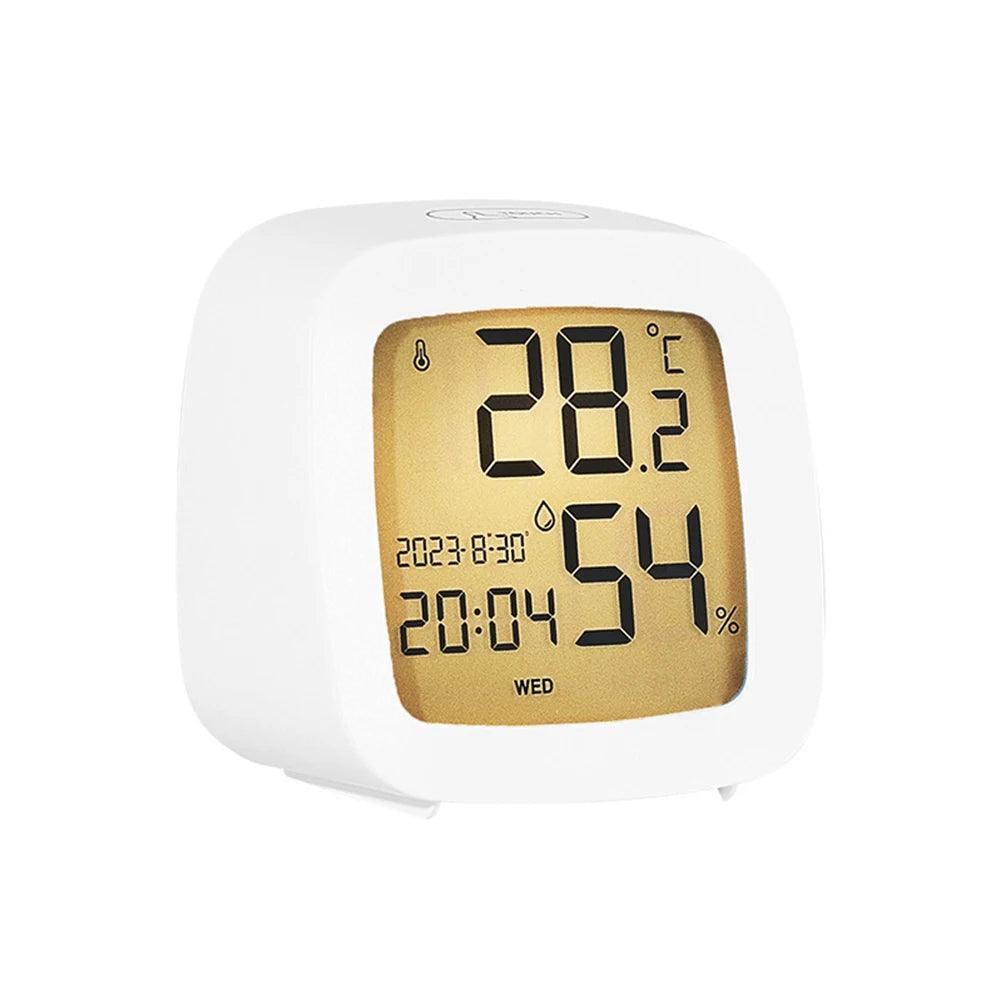 Relógio Despertador LED com Luz de Fundo Mup-0139-OutletMup-Branco tela Amarela-OutletMup