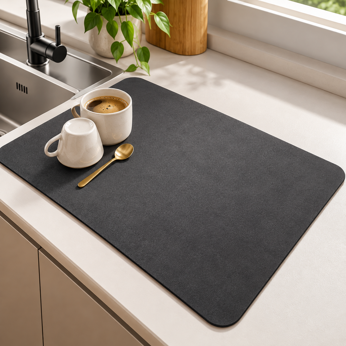 Tapete Super Absorvente para Secagem de Louças