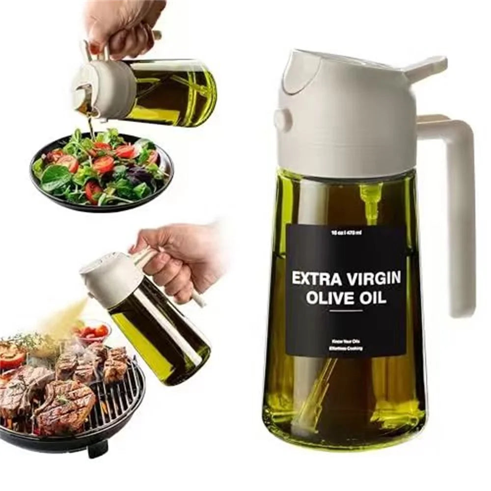 Borrifador de Azeite 2 em 1 com Dosador 470ml