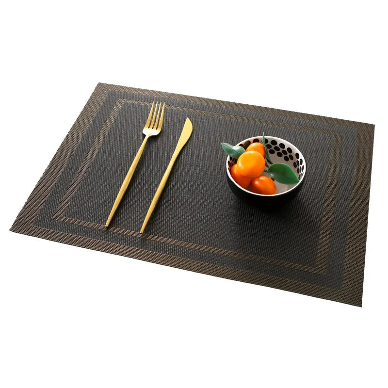 Jogo Americano Luxo em PVC - 4/6 Peças Mup-0065-OutletMup-9-OutletMup
