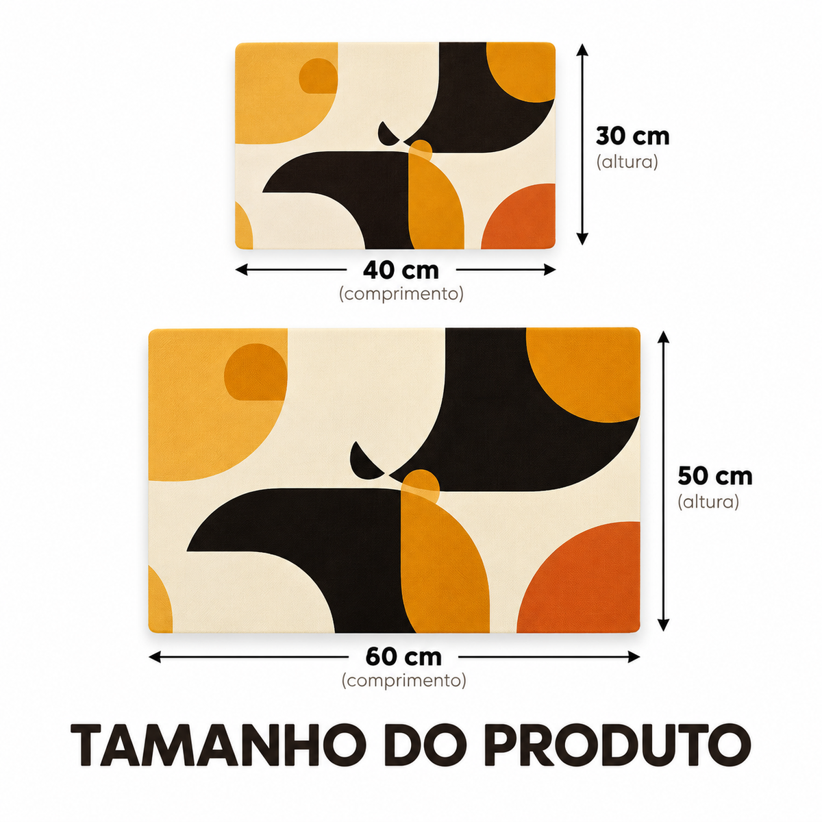 Tapete Absorvente para Bancada de Cozinha com Secagem Rápida Antiderrapante
