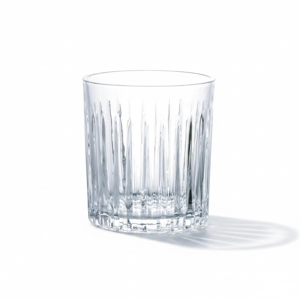 Cucinamup Jogo de Copos Haus Concept Imperial de vidro transparente com design decorado em relevo de 330ml